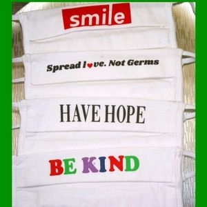 Smile Pack Of 4 Fabric Face Mask